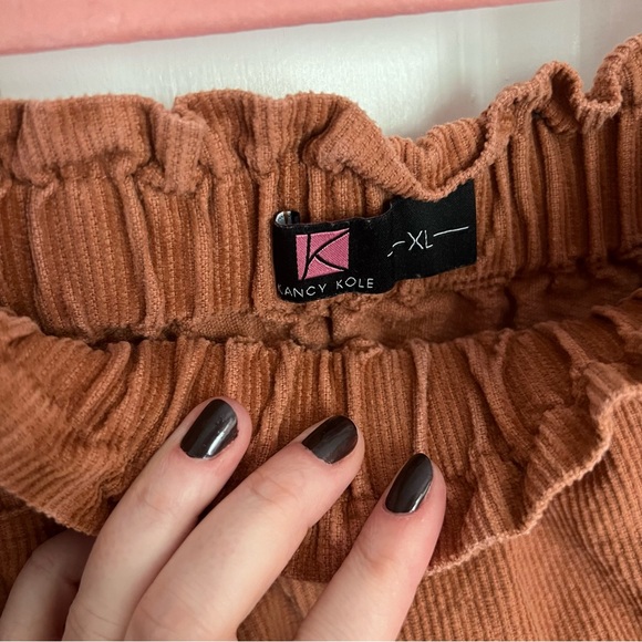 Rust Mini Skirt - Picture 3 of 5